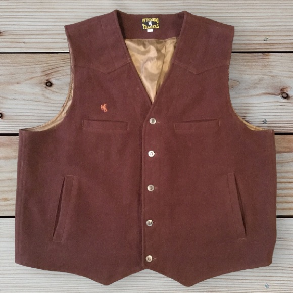 Wyoming Traders Brown Wool Vest